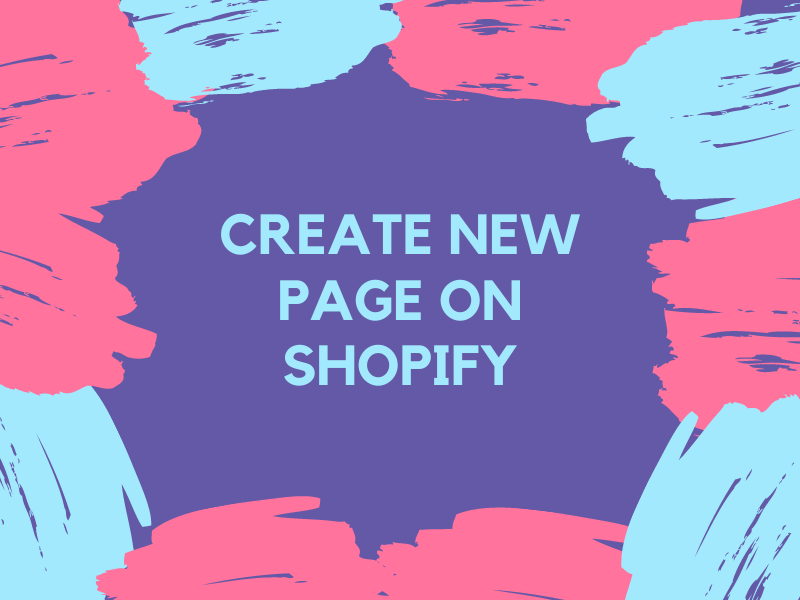 How to create new page on Shopify