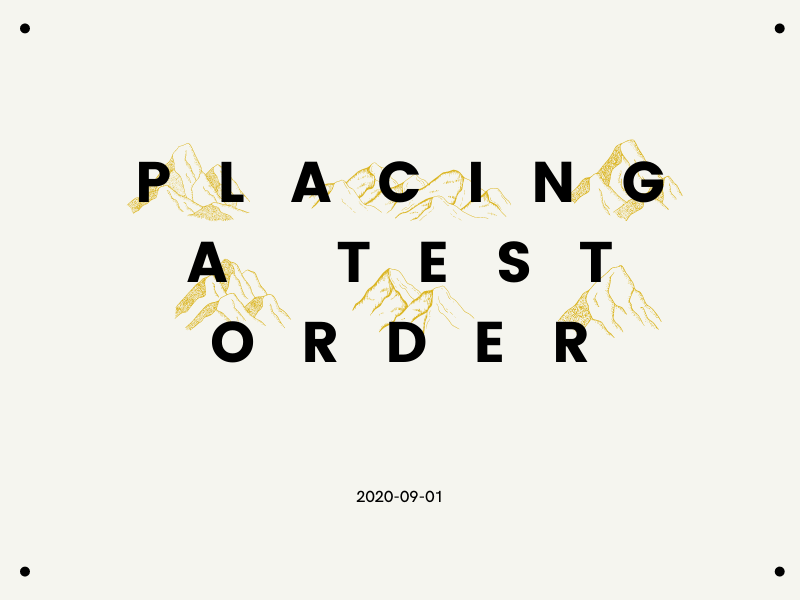 Placing a test order on Shopify