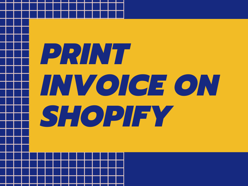 How to print an order on Shopify