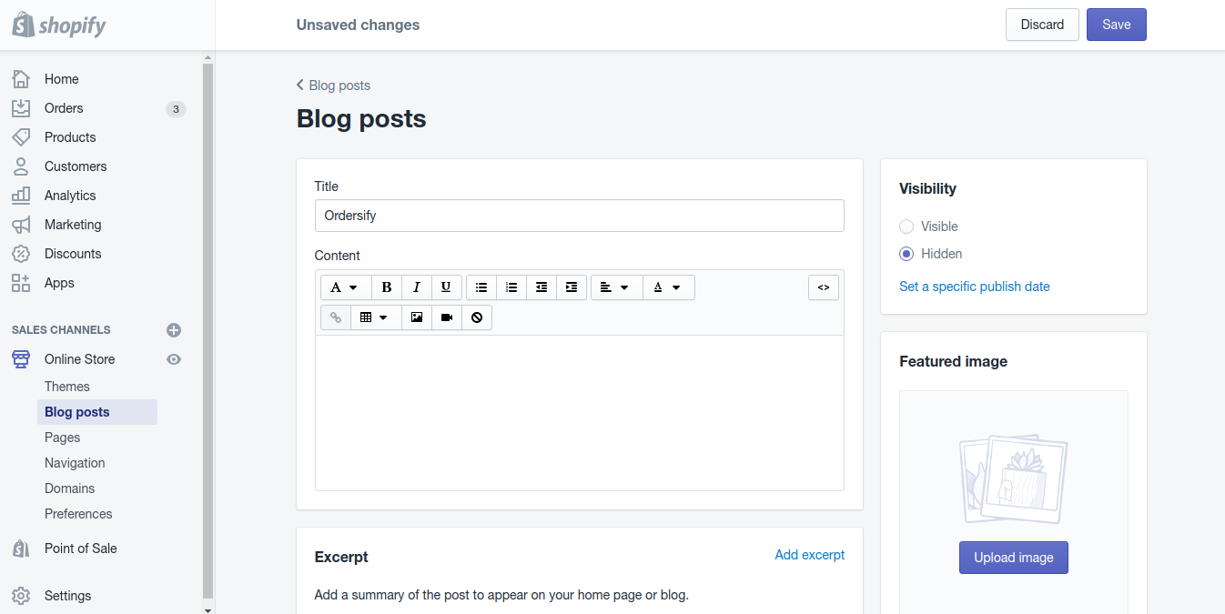 Step 3: Create blog posts